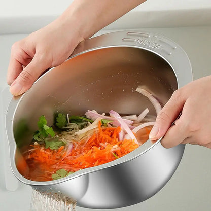 Stainless Steel Basin Multifunctional Grater