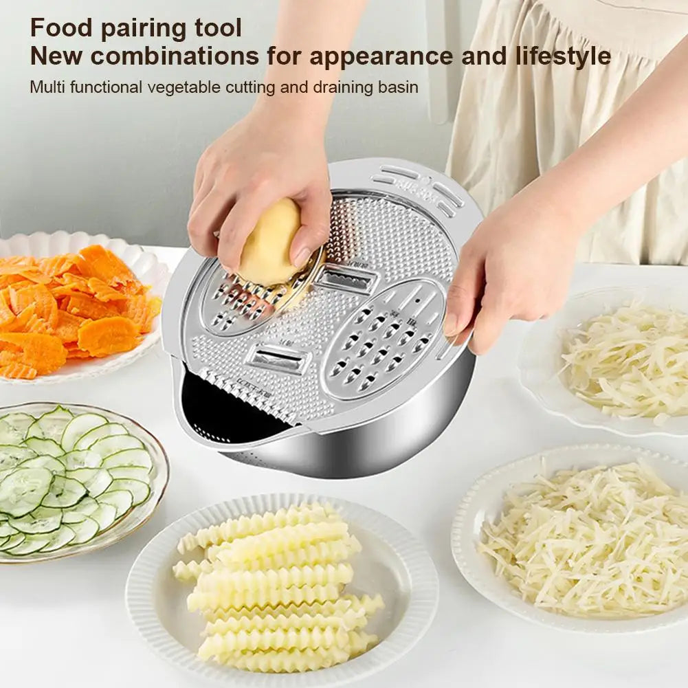 Stainless Steel Basin Multifunctional Grater