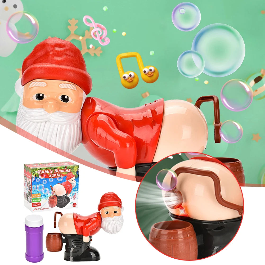 Santa Claus Bubble Machine with Music & Light