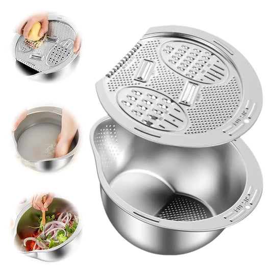 Stainless Steel Basin Multifunctional Grater