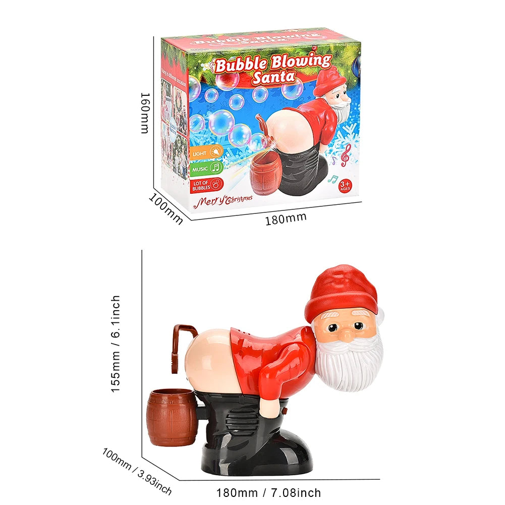 Santa Claus Bubble Machine with Music & Light