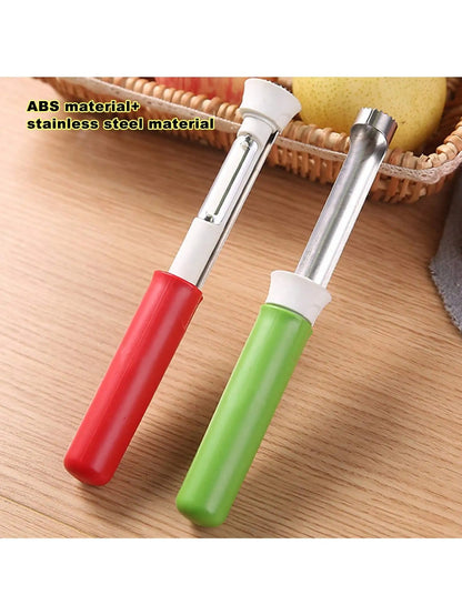 2 in 1 Stainless Steel Fruit Corer Peeler