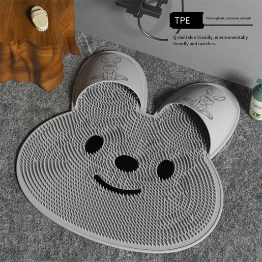 1pc Rabbit Silicone Massage Foot Mat