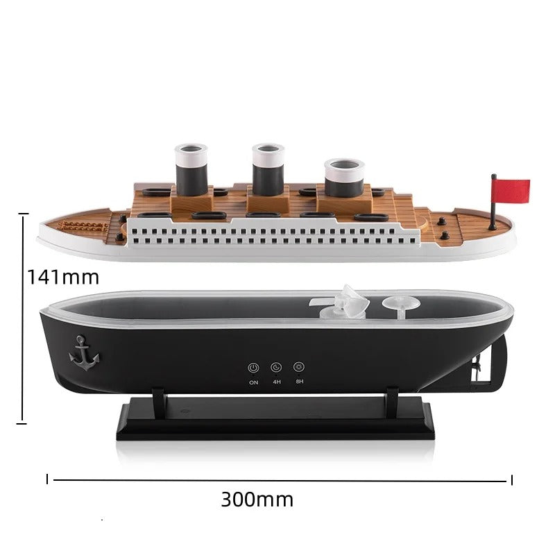 Luxury Ocean Liner Electric Aroma Air Humidifier