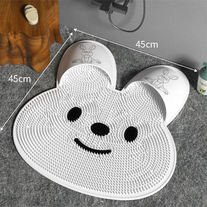 1pc Rabbit Silicone Massage Foot Mat