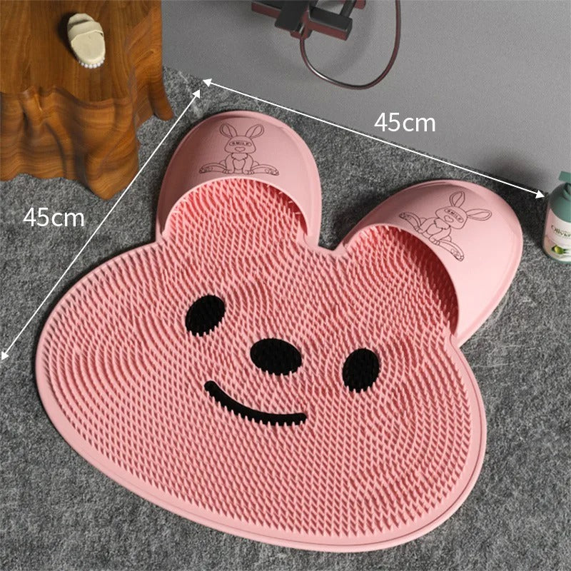 1pc Rabbit Silicone Massage Foot Mat